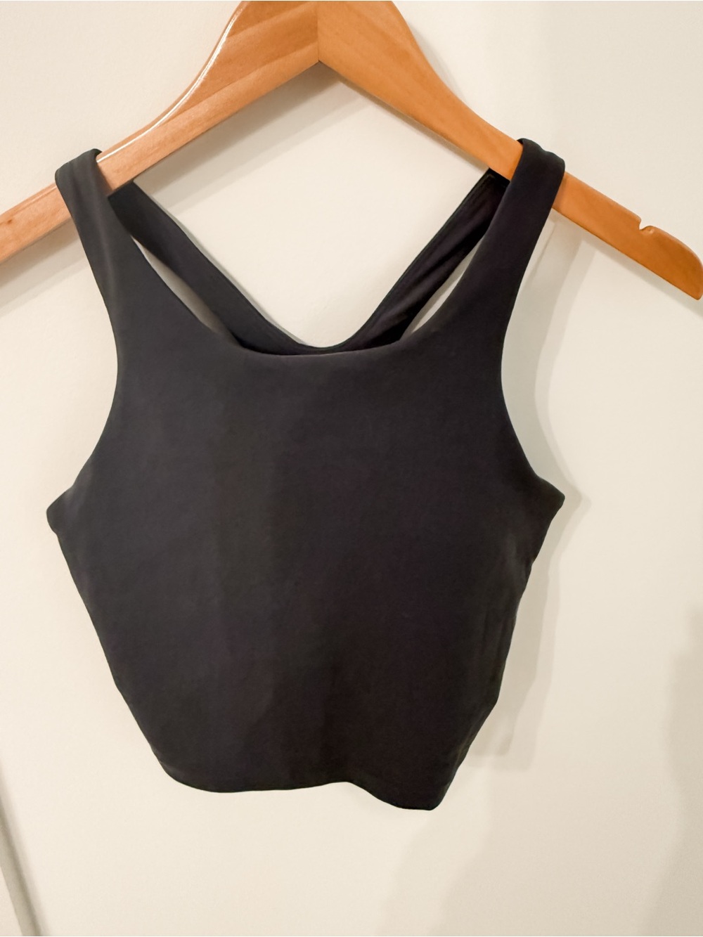 Athleta Dark Grey Purpose Cropped Bra